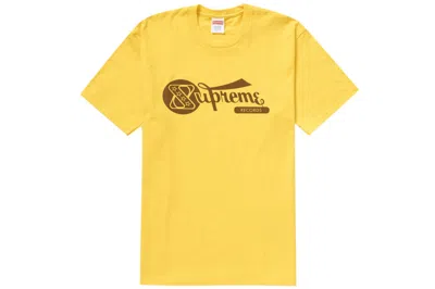 Pre-owned Supreme Records Tee Yellow