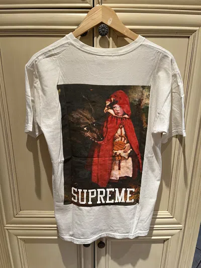 Pre-owned Supreme Red Riding Hood Tee White Fw/12