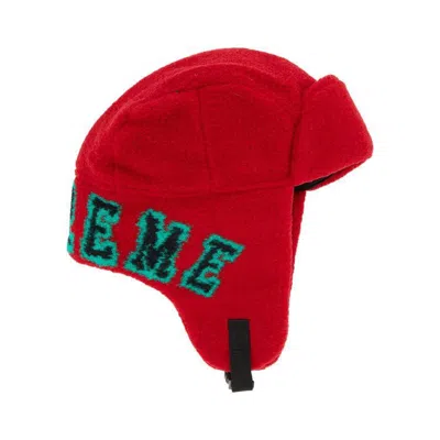 Pre-owned Supreme Red Shearling Trooper Hat