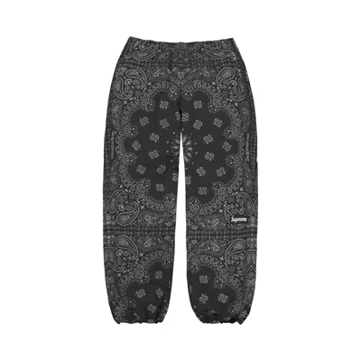Pre-owned Supreme Reflective Bandana Track Pant 'black' | Men's Size M