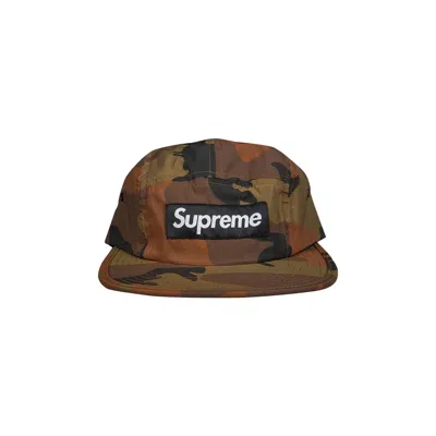 Pre-owned Supreme Reflective Camo Camp Cap 'orange' | Men's Size Onesize
