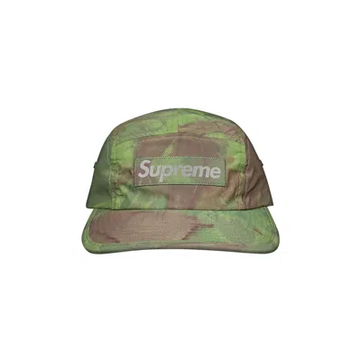 Pre-owned Supreme Reflective Dyed Camp Cap 'green' | Men's Size Onesize
