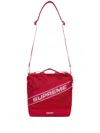 Supreme Reflective Logo Shoulder Bag In Red