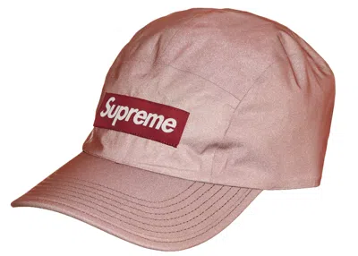 Pre-owned Supreme Reflective Mesh Camp Cap In Brown