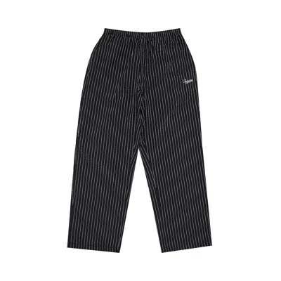 Pre-owned Supreme Reflective Pinstripe Track Pant 'black'