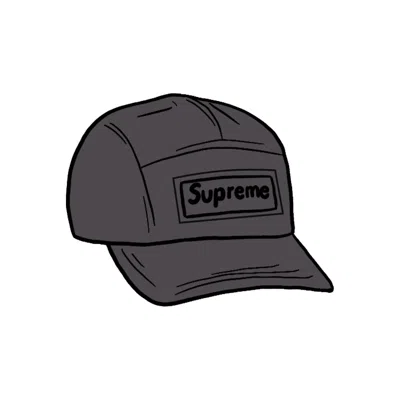 Pre-owned Supreme Reflective Speckled Camp Cap In Black