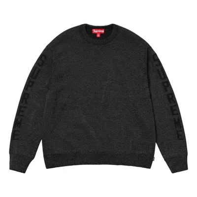Supreme Reflective Sweater 'black'