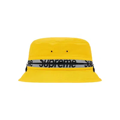 Pre-owned Supreme Reflective Zip Crusher 'yellow' | Men's Size M/l