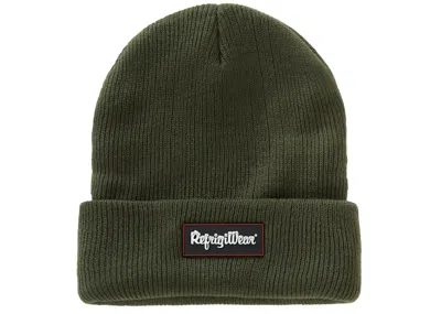 Pre-owned Supreme Refrigiwear Beanie In Olive