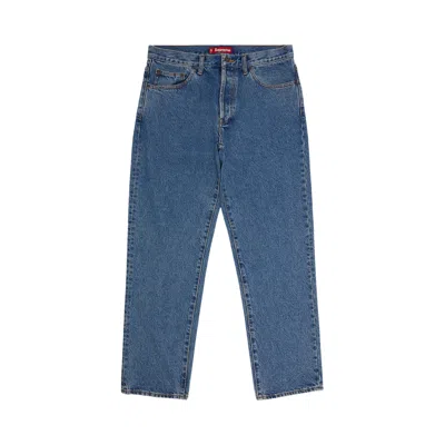 Pre-owned Supreme Regular Jean 'indigo' In Blue