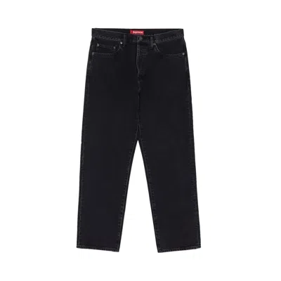 Pre-owned Supreme Regular Jean 'washed Black' | Men's Size 32
