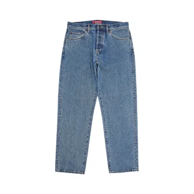 Pre-owned Supreme Regular Jean 'washed Indigo' In Blue