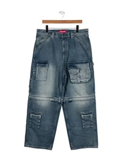 Pre-owned Supreme Relaxed Fit Jeans In Blue