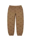 Supreme Repeat Script Track Pants In Brown