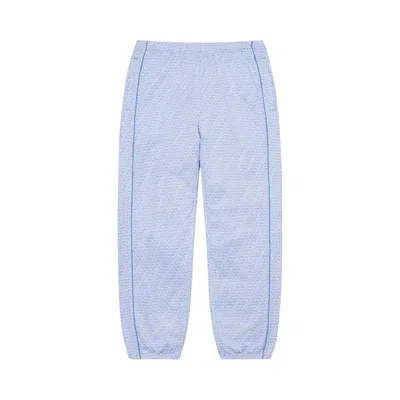 Pre-owned Supreme Repeat Track Pant 'white' | Blue | Men's Size Xl