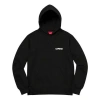Supreme Restless Youth Hooded Sweatshirt 'black White'