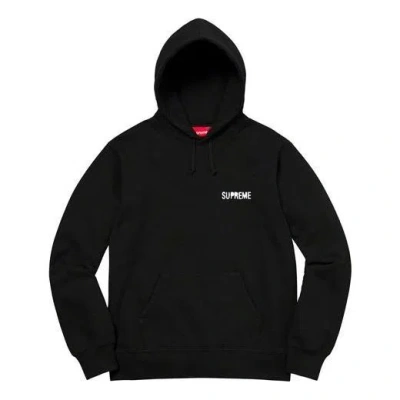 Supreme Restless Youth Hooded Sweatshirt 'black White'