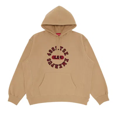 Pre-owned Supreme Reverse Hooded Sweatshirt 'dark Tan'
