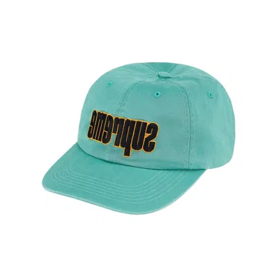 Pre-owned Supreme Reverse Logo 6-panel 'light Green' | Men's Size Onesize