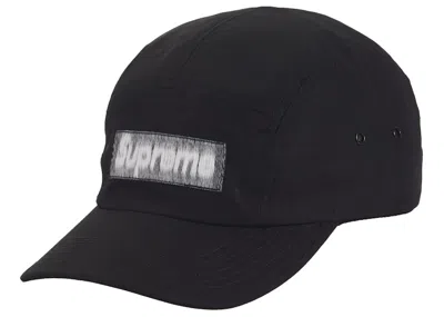 Pre-owned Supreme Reversed Label Camp Cap In Black