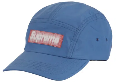 Pre-owned Supreme Reversed Label Camp Cap In Light Royal