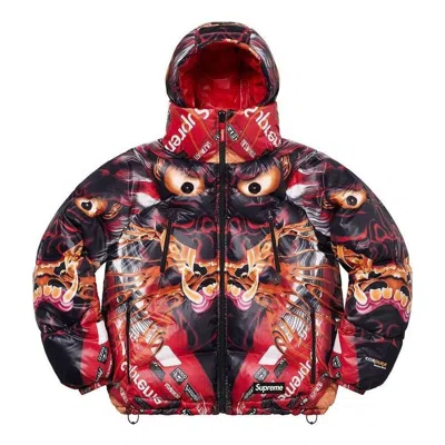 Supreme Reversible Featherweight Down Puffer Jacket 'multi-color'