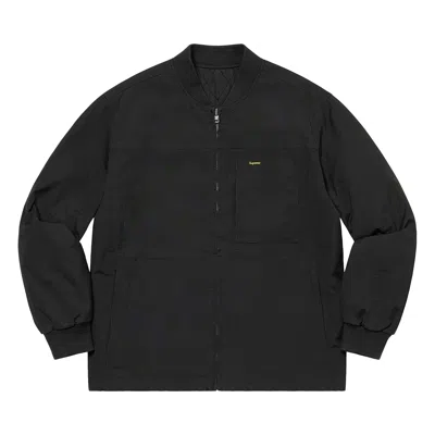Pre-owned Supreme Reversible Tech Work Jacket 'black'