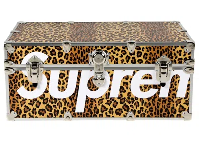 Pre-owned Supreme Rhino Trunk In Leopard In Brown