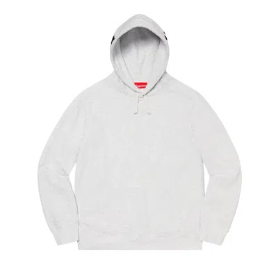 Pre-owned Supreme Rib Hooded Sweatshirt 'ash Grey'