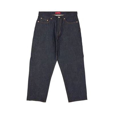 Pre-owned Supreme Rigid Baggy Jean 'rigid Indigo' In Blue