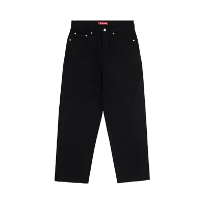 Pre-owned Supreme Rigid Baggy Selvedge Jean 'black'