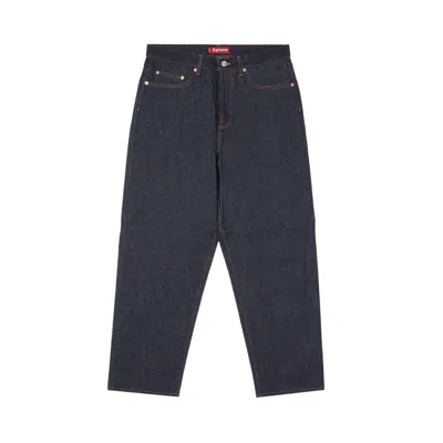 Pre-owned Supreme Rigid Baggy Selvedge Jean 'rigid Indigo' In Blue