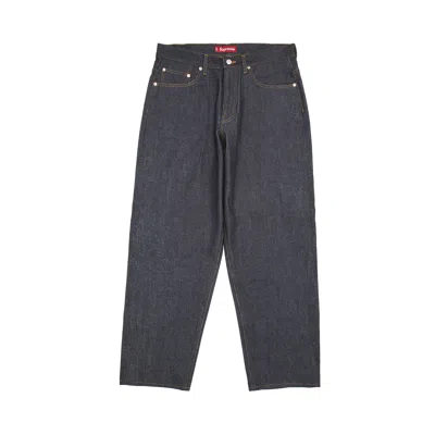 Pre-owned Supreme Rigid Baggy Selvedge Jean 'rigid Indigo' | Blue | Men's Size 32