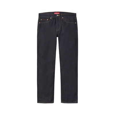 Pre-owned Supreme Rigid Slim Jean 'rigid Indigo' | Blue | Men's Size 32