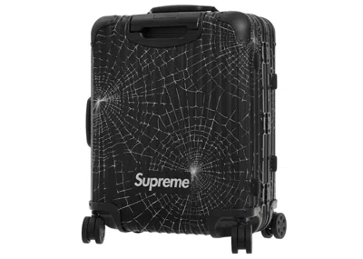 Pre-owned Supreme Rimowa Cabin Plus In Black