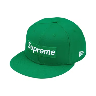 Pre-owned Supreme Rings Box Logo New Era 'green' | Men's Size 7.75