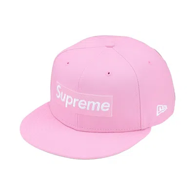 Pre-owned Supreme Rings Box Logo New Era 'pink' | Men's Size 7.75