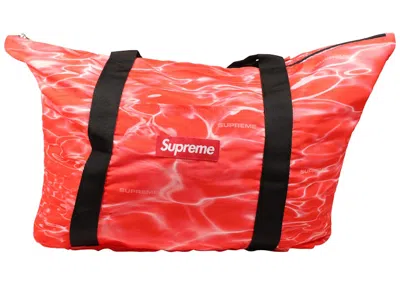 Pre-owned Supreme Ripple Packable Tote In Red