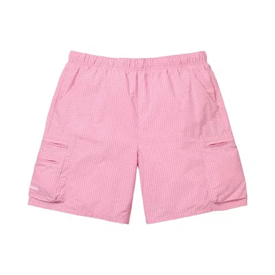 Pre-owned Supreme Ripstop Cargo Water Short 'pink' | Men's Size M