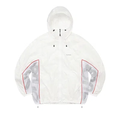 Pre-owned Supreme Ripstop Hooded Windshell 'white' | Men's Size Xl