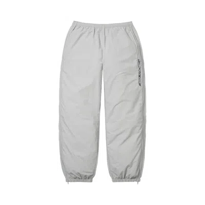 Pre-owned Supreme Ripstop Warm Up Pant 'grey' | Men's Size L In Gray