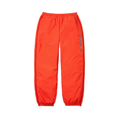 Pre-owned Supreme Ripstop Warm Up Pant 'orange' | Men's Size L