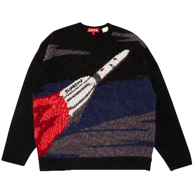 Pre-owned Supreme Rocket Sweater 'black'