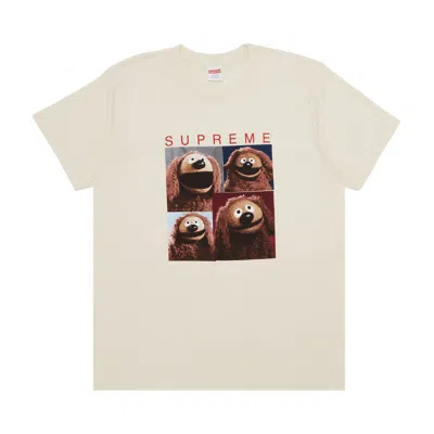 Pre-owned Supreme Rowlf Tee 'natural' In Cream