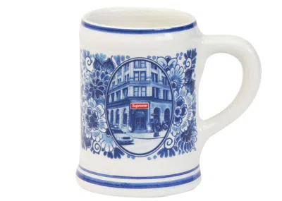 Pre-owned Supreme Royal Delft 190 Bowery Beer Mug In Blue