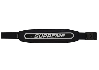 Pre-owned Supreme Running Waist Bag In Black