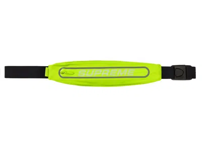 Pre-owned Supreme Running Waist Bag In Hi Vis Yellow