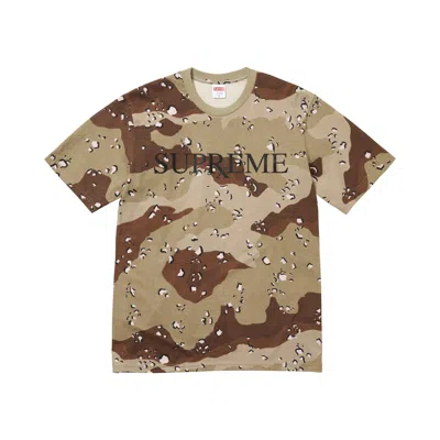 Pre-owned Supreme Rx Tee 'chocolate Chip Camo' | Brown | Men's Size L