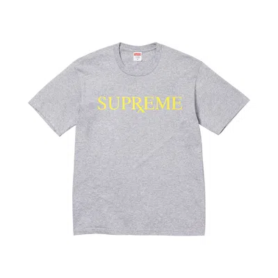 Pre-owned Supreme Rx Tee 'heather Grey' | Men's Size Xxl In Gray