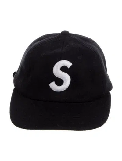 Pre-owned Supreme S Logo 6-panel Hat In Black